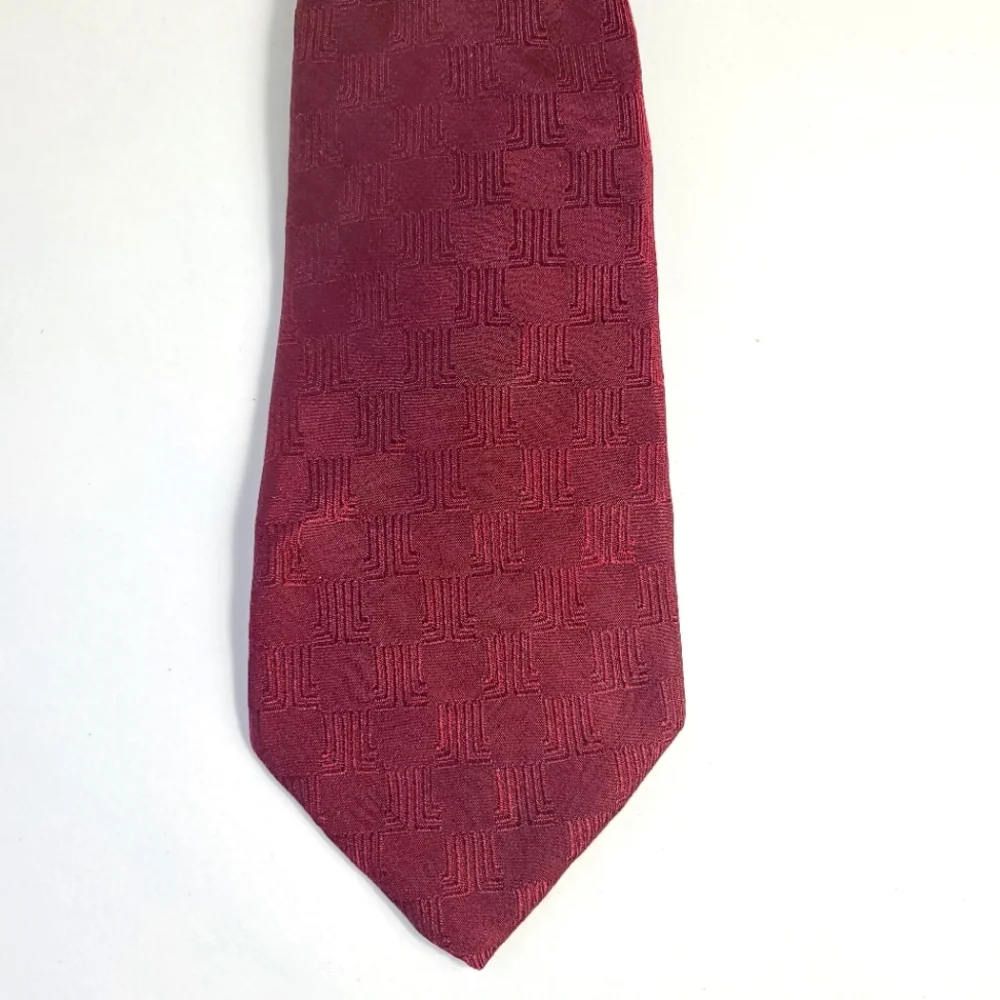 LANVIN PARIS Men's Luxury Silk  Neck Tie